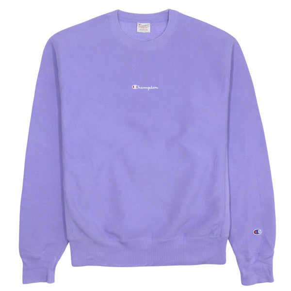 Vintage Champion 90s Lightweight Crew Neck Sweatshirt Men's Medium Purple