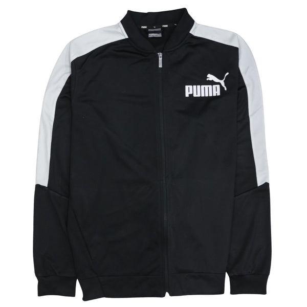 Puma 90's Lightweight Full Zip Up Sweatshirt XLarge Black