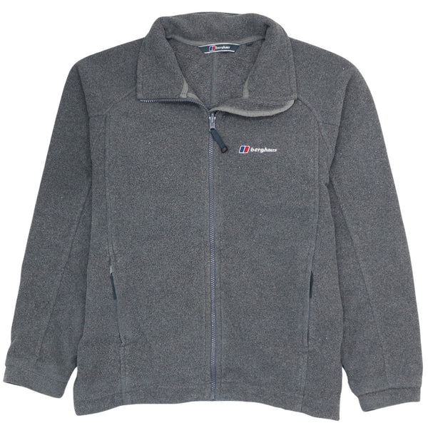 Berghaus 90's Heavyweight Full Zip Up Sweatshirt XSmall Grey