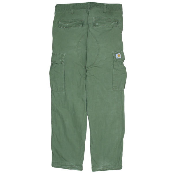 Carhartt 90's Vintage Green Straight Leg Baggy Cargo Trousers 33