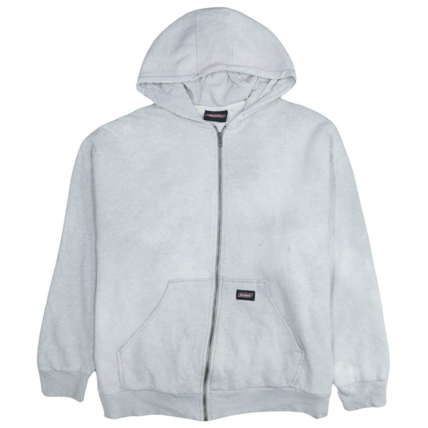 Dickies 90's Plain Full Zip Up Hoodie XXLarge  Beige Cream