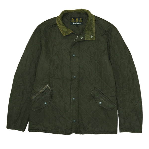 Barbour 90's Lightweight Button Up Windbreaker Large Green