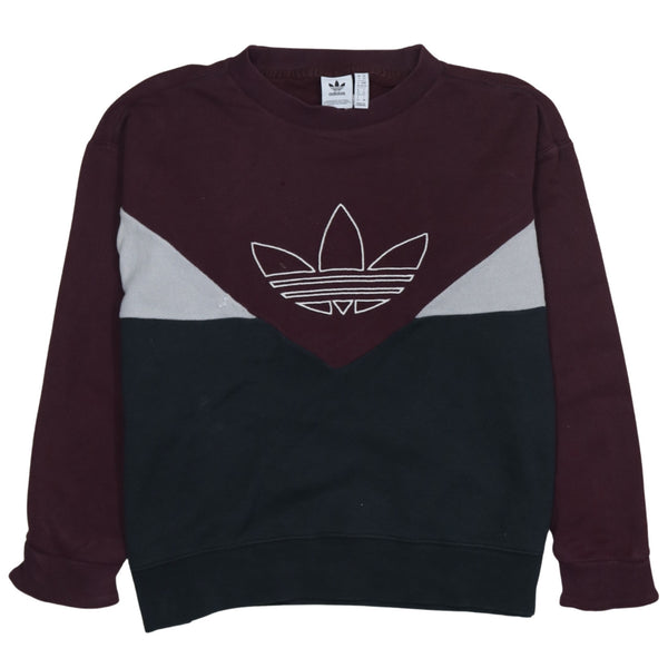 Adidas   Sweatshirt XSmall Burgundy Red