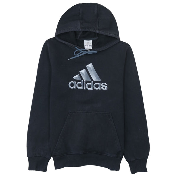 Adidas 90's Spellout Pullover Hoodie Medium Black