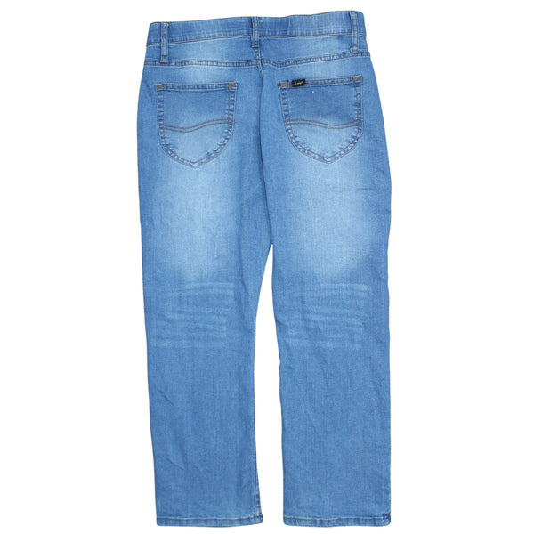 Lee 90's Lightwash Straight Leg Baggy Jeans / Pants 32 Blue