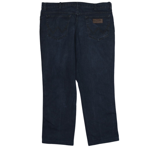 Wrangler 90's Lightwash Straight Leg Baggy Jeans / Pants 40 Navy Blue