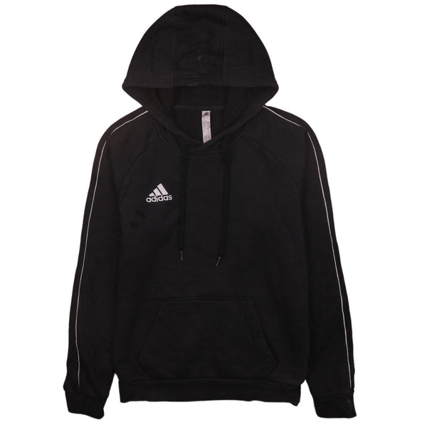 Adidas 90's Drawstring Pockets Pullover Hoodie XSmall Black