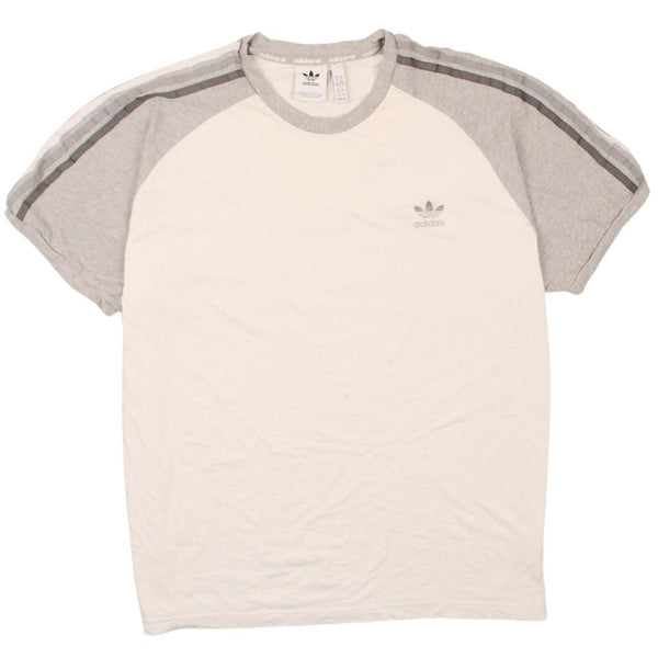 Adidas 90's Short Sleeves Crew Neck T Shirt XXLarge (2XL) White