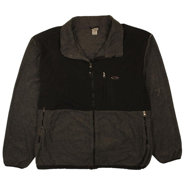 Champion 90's Hiking Warm Full Zip Up Fleece Jumper XXLarge (2XL) Black