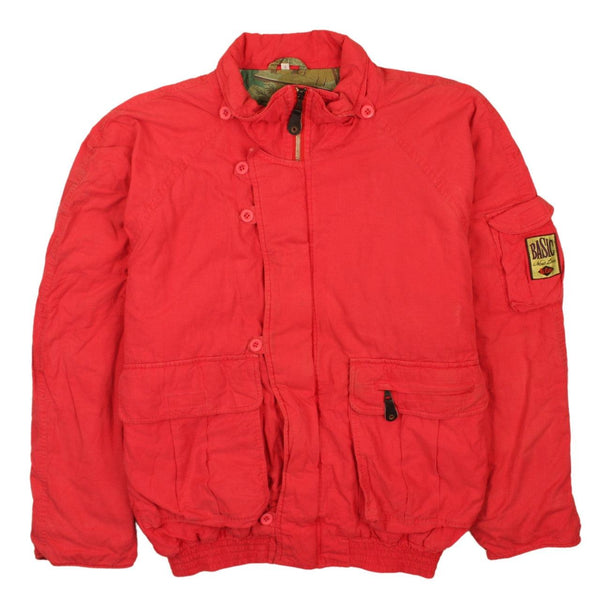 90's Red Lightweight Windbreaker Jacket, Men’s L, Retro Full Zip