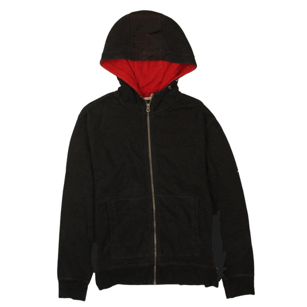 Nautica 90's Vintage Sportswear Full Zip Up Hoodie Small Black