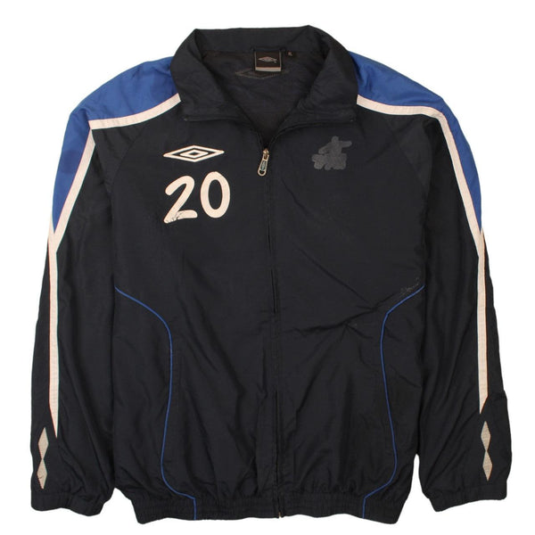 Umbro 90's Vintage Women's XL Zip-Up Windbreaker Navy Blue Jacket