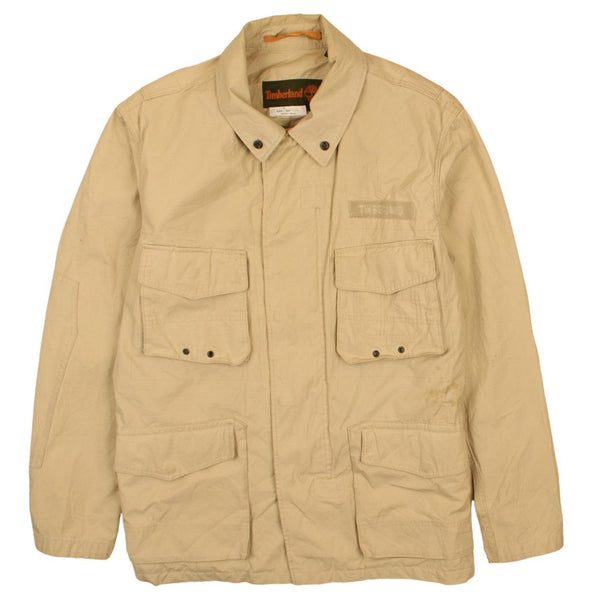 Timberland 90's Plain Lightweight Windbreaker Large Beige Cream