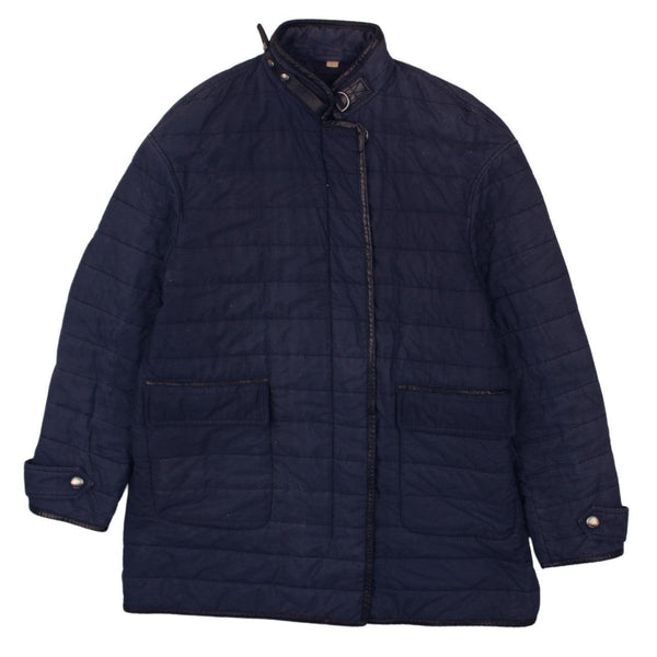 Vintage 90s Active Navy Blue Full Zip Windbreaker Women's Large