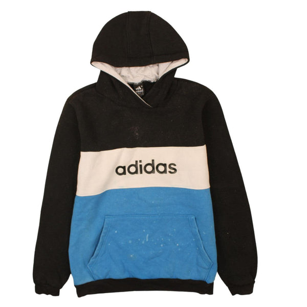 Adidas 90s Black Pullover Hoodie XL Spellout Men's Vintage Retro