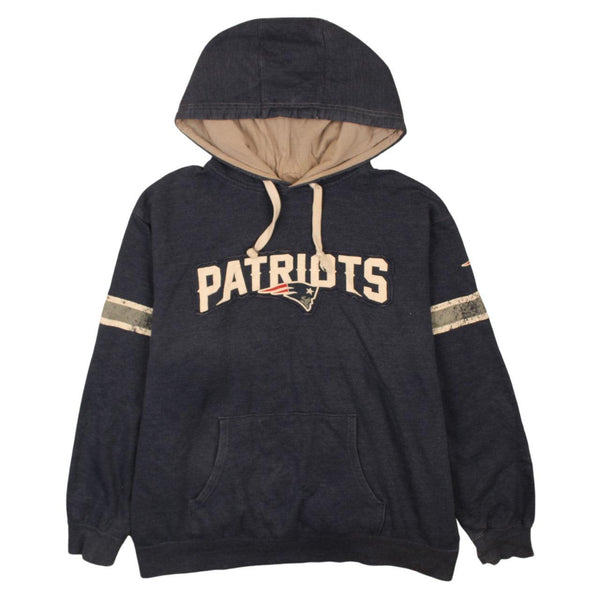 NFL 90's Patriots Pullover Hoodie XLarge Navy Blue