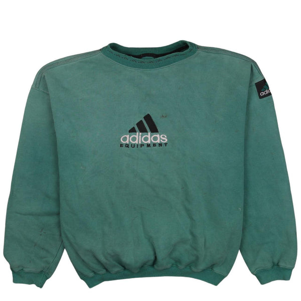 Adidas 90's Equipment Heavyweight 90's Crewneck Sweatshirt Medium Green