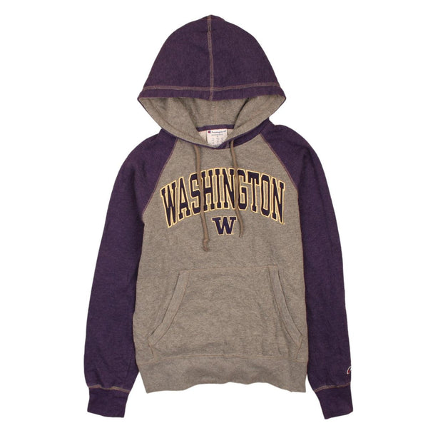 Champion 90's Washington Pullover Hoodie Small Grey