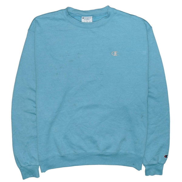 Champion 90's Blue Crew Neck Sweatshirt Men's Large Vintage Style