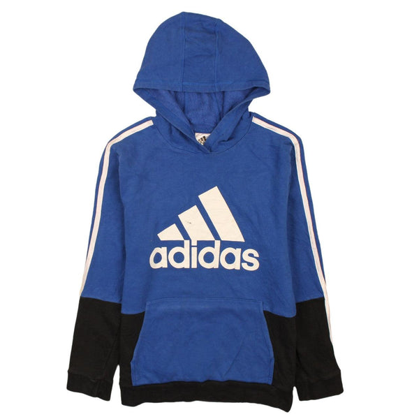 Adidas Vintage 90s Black Spellout Pullover Hoodie Women's XL Rare