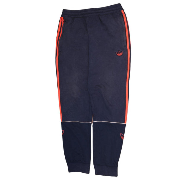 Adidas 90's Vintage Navy Blue Casual Joggers Sweatpants Men's M
