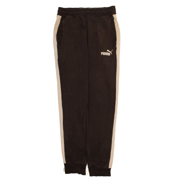 Puma Men's 90s Vintage Black Joggers Sweatpants Size 32 Casual