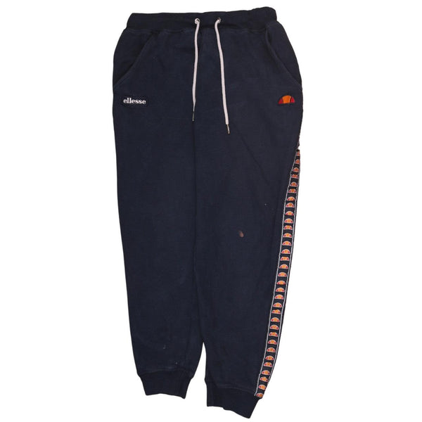 Ellesse Men's 90's Navy Casual Joggers Sweatpants Medium - Vintage
