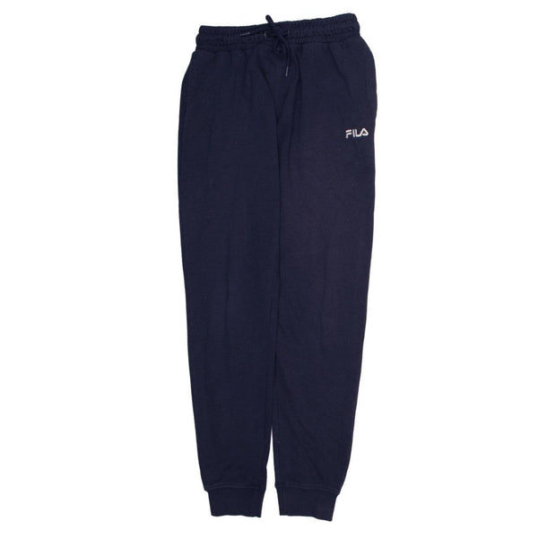 Fila 90's Casual Joggers / Sweatpants Medium Navy Blue