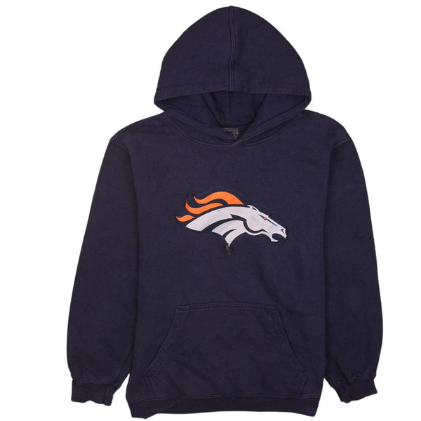 NFL 90's Sanders Pullover Hoodie Small (missing sizing label) Navy Blue
