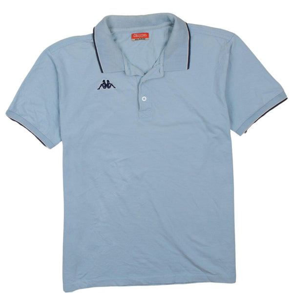 Kappa Vintage 90's XL Blue Polo Shirt Short Sleeves