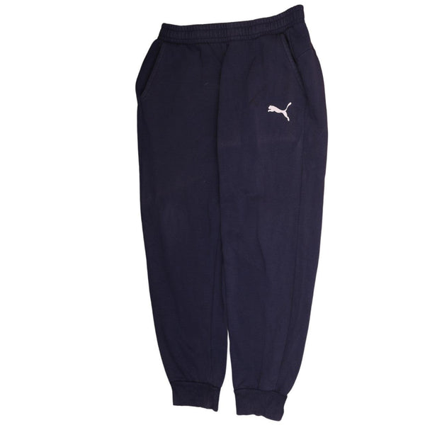 Puma 90's Men's Large Navy Blue Casual Joggers Sweatpants Vintage