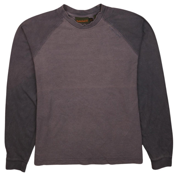 Timberland 90's Plain Crew Neck Sweatshirt Small Grey