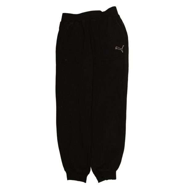 Puma 90s Men's Vintage Joggers Casual Sweatpants Black Small