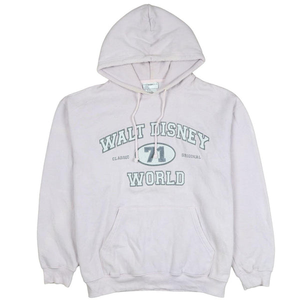 Vintage Disney 90's Pink Walt Disney World Pullover Hoodie Med