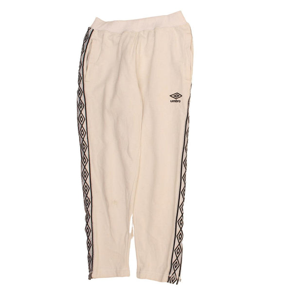 Vintage Umbro 90's Men's Small White Straight Leg Baggy Trousers Pants
