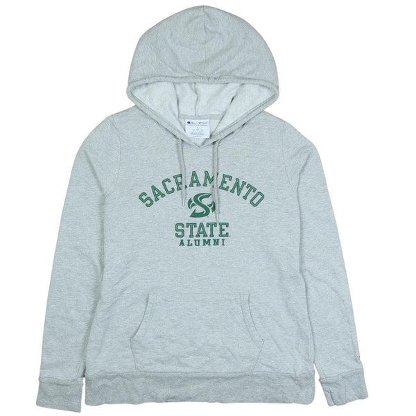 Vintage Champion Sacramento State Alumni Hoodie Grey Large 90s