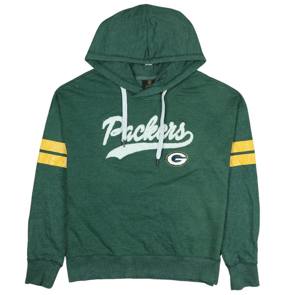 Vintage 90s NFL Green Bay Packers Pullover Hoodie Women's Large Green
