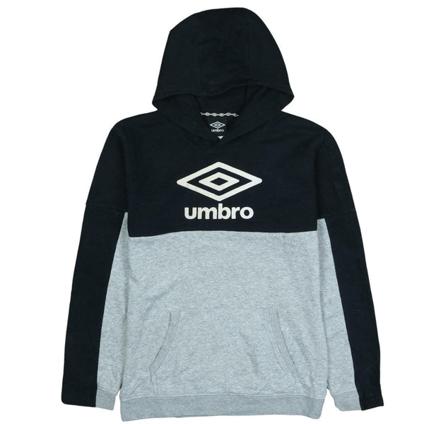 Umbro Vintage 90s Black Spellout Pullover Hoodie Women's XLarge