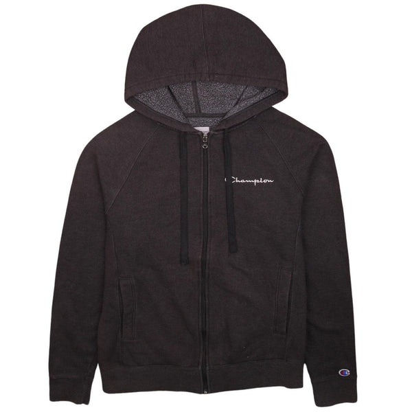 Vintage Champion 90s Grey Sportswear Hoodie, Zip-Up, Men's S, True Fit