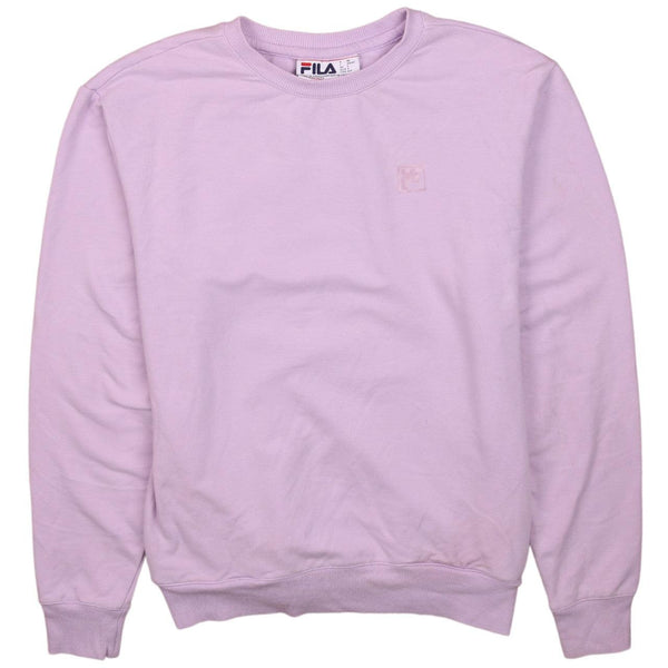 Fila Vintage 90s Men's Small Heavyweight Crew Neck Sweatshirt Purple