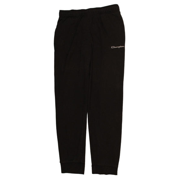 Champion Vintage 90s Men's Black Joggers Sweatpants Medium Retro