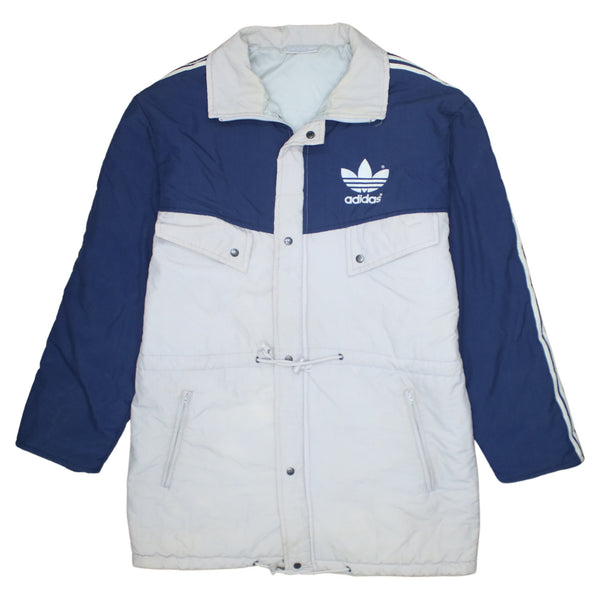 Adidas 90's Lightweight Full Zip Up Windbreaker Large  Navy Blue