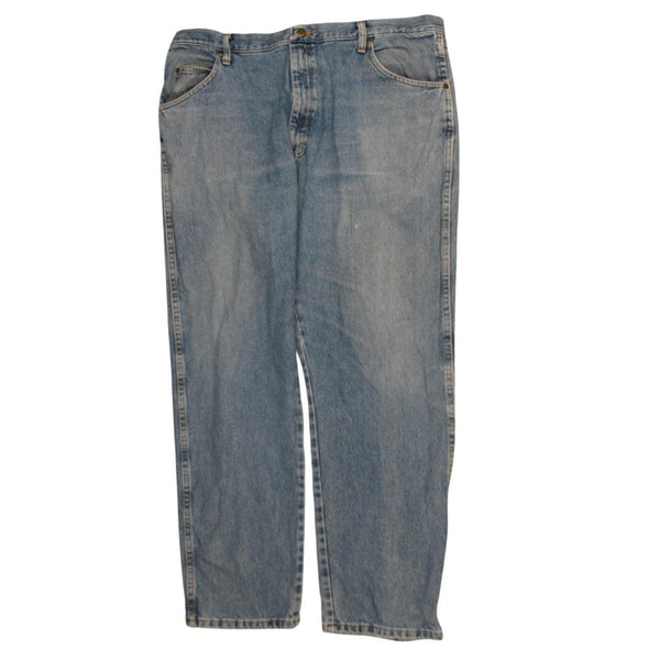 Vintage 90's Wrangler Blue Baggy Straight Leg Pants 42 Waist
