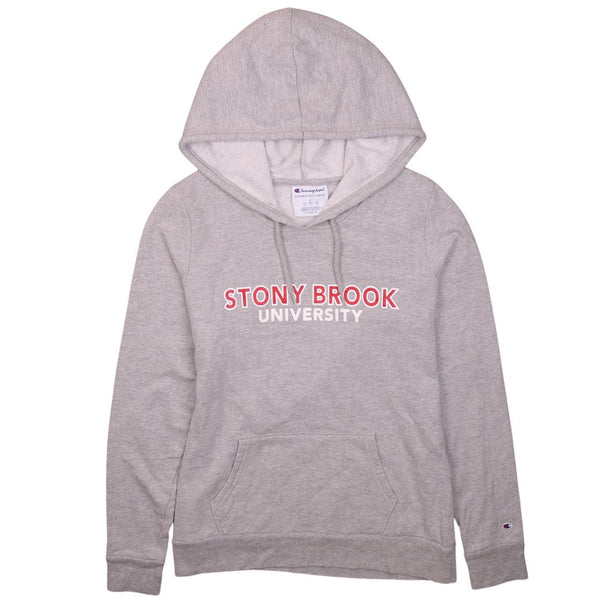 Champion Vintage 90's Stony Brook University Grey Hoodie Women's L