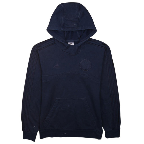 Adidas Men's 90's Vintage Navy Blue Pullover Hoodie Small Size