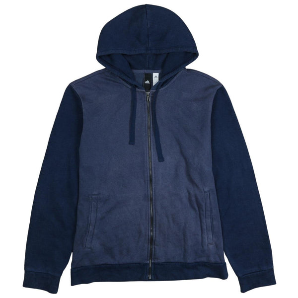 Adidas 90's Sportswear Full Zip Up Hoodie XLarge (missing sizing label) Navy Blue