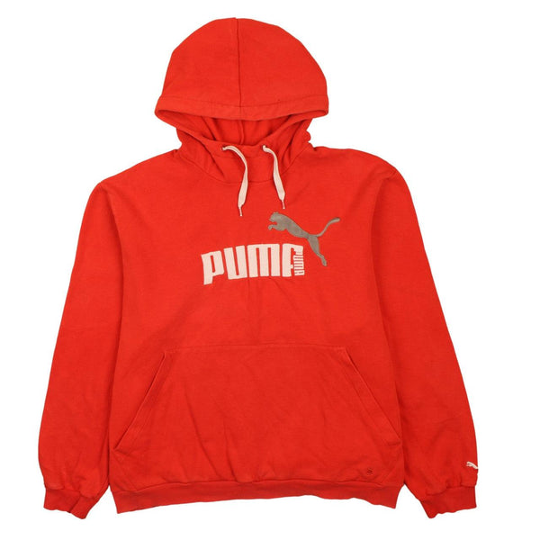 Puma 90's Spellout Pullover Hoodie XXXLarge (missing sizing label) Red