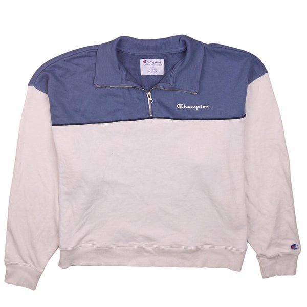 Champion Vintage 90's Women's Large White Heavyweight Retro Sweatshirt