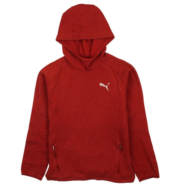 Puma 90's Vintage XLarge Burgundy Loungewear Pullover Hoodie Rare