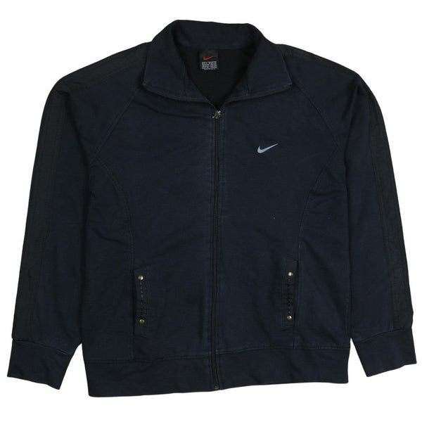 Men's Nike 90's Swoosh Full Zip Sweatshirt Black Small